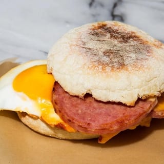 Pork roll egg and cheese