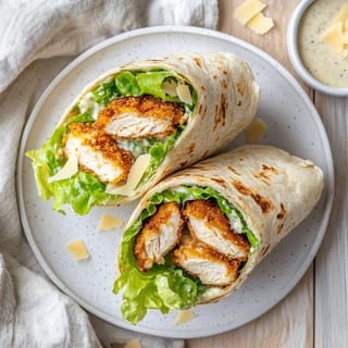 Crispy BBQ Chicken Wrap