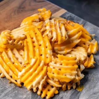 Waffle Cheese Fries