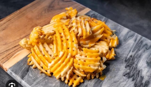 Waffle Cheese Fries.