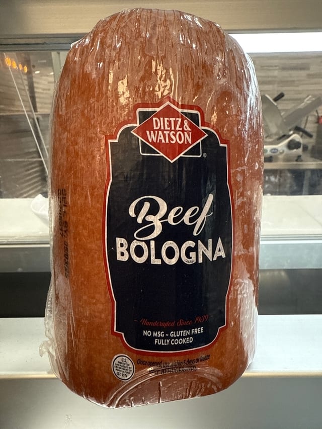 Beef Bologna.