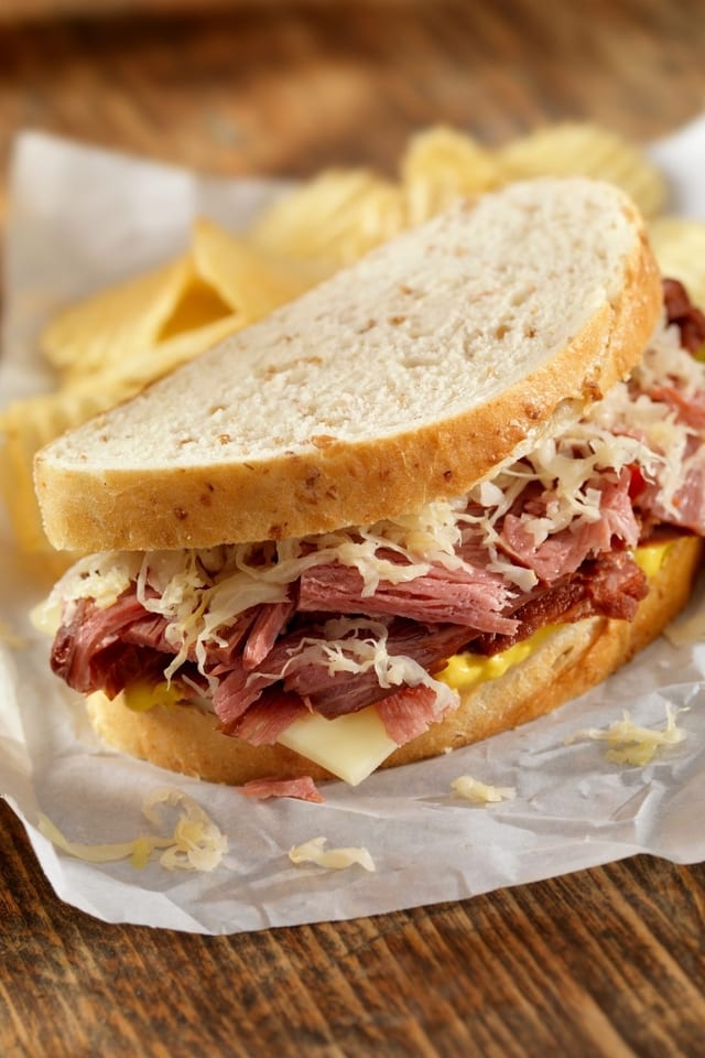 Hot Pastrami Sandwich.