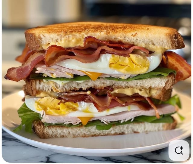 Turkey Bacon, Egg, Cheese.