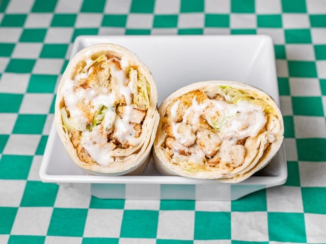 Grilled Chicken Caesar Wrap.