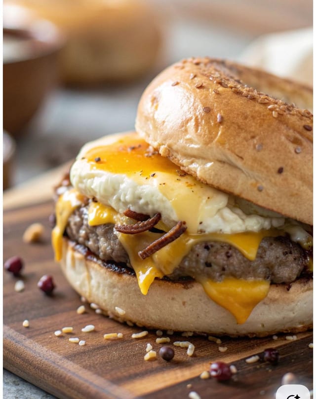 Sausage, Egg & Cheese Sandwich.