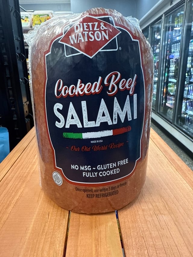 Beef Cooked Salami.
