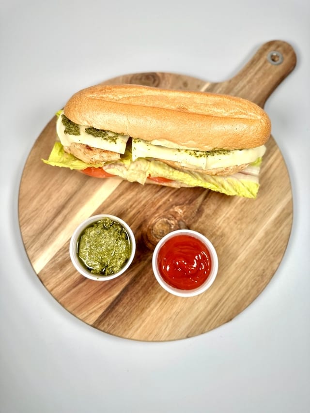 Chicken Pesto Sandwich.