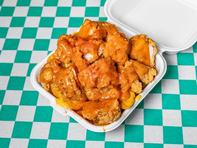 Crispy Chicken Loaded Fries.
