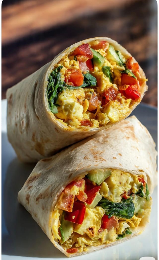 Egg Bhurji Wrap.