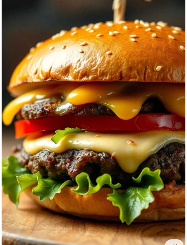 Veg Bean Patty Burger.
