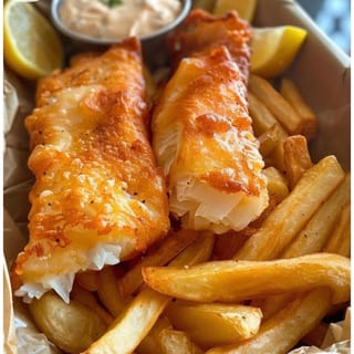Fish loaded fries