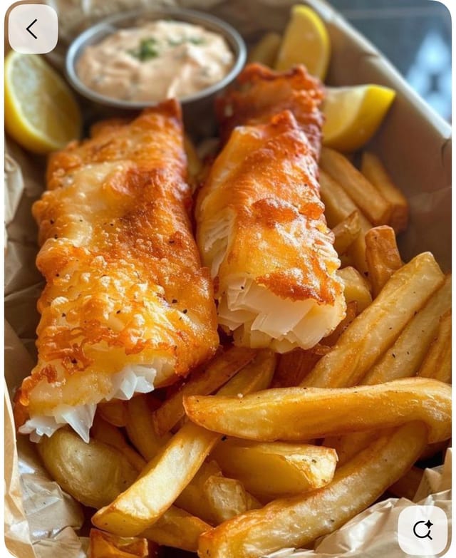 Fish Loaded Fries.