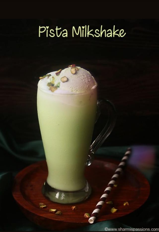 Pistachio Milkshake.