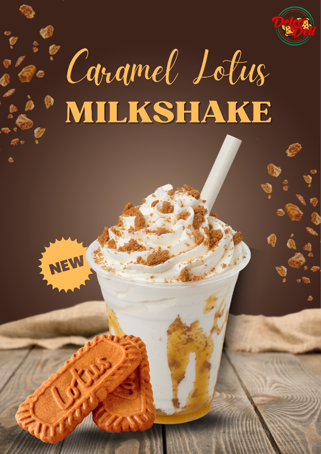 Caramel Lotus Milkshake.