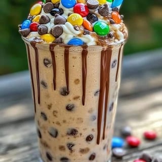 M&M chocolate milkshake