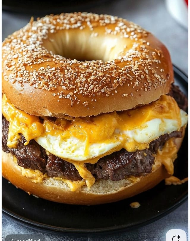 Steak Egg and Cheese.