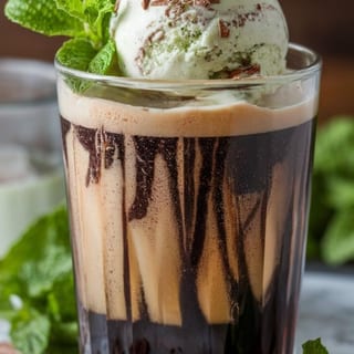 Chocolate Mint milkshake