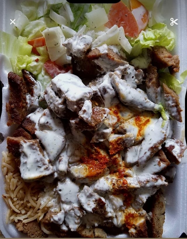 Lamb Over Rice.
