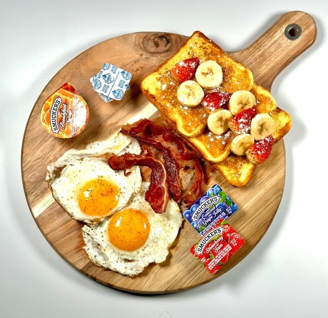 French Toast Plate.
