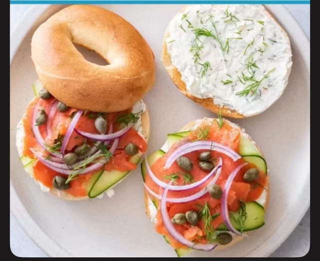 Cream Cheese Sandwich.